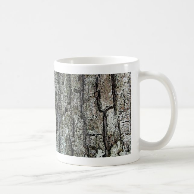 Mug Vieille écorce de pin de nature (Droite)