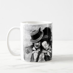 Mug Vieille Ensemble Couple Amour Romance art