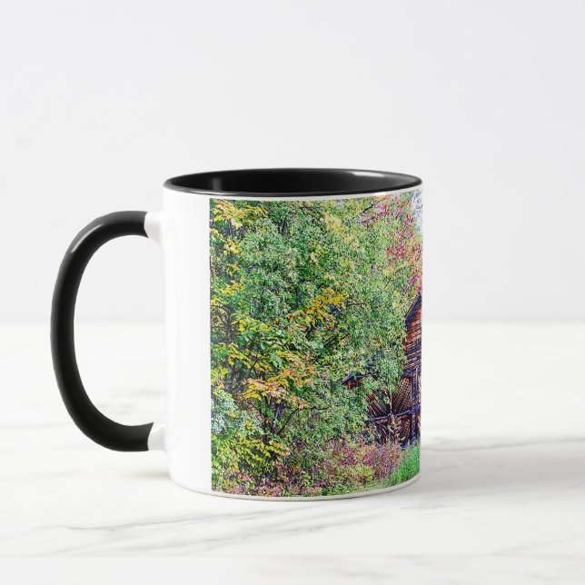Mug Vieille grange à l'automne (Gauche)