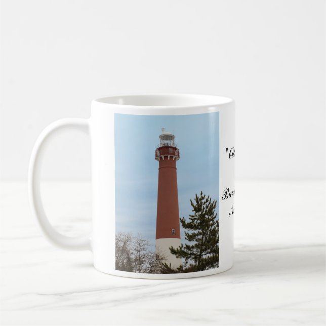 Mug Vieille lumière de Barnegat de prise de bec, NJ (Gauche)