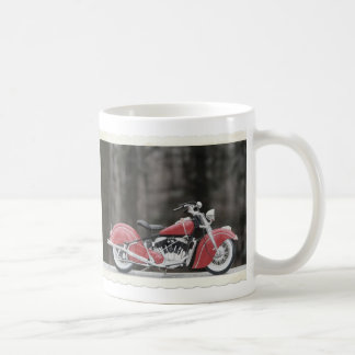 Mug Vieille photo de moto de couleur