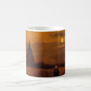 Mug Vieille tour dans les champs par Vincent van Gogh