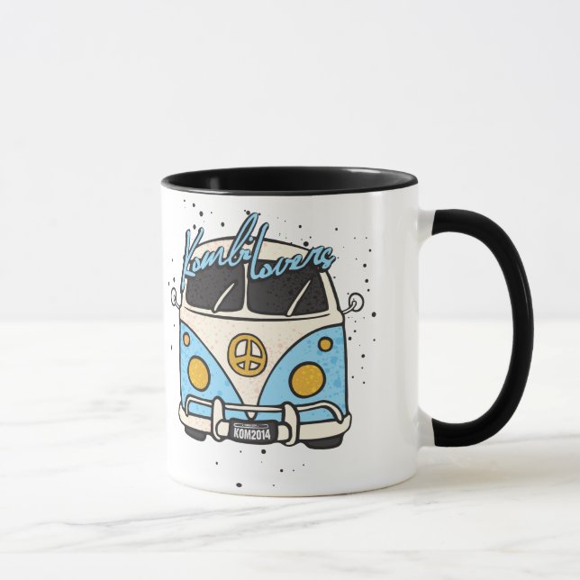 Mug Vieille voiture - bleu (Droite)