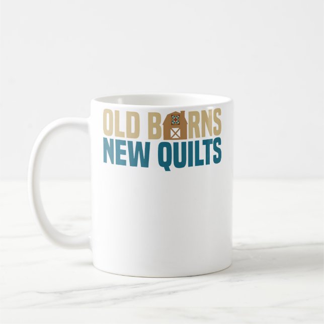 Mug Vieilles granges Nouveaux quilts  Artisanat de cou (Gauche)