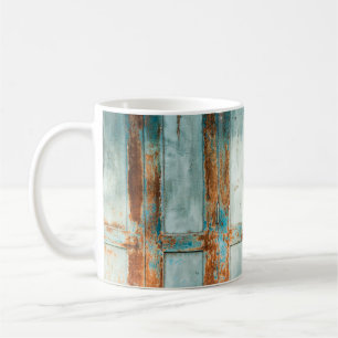 Mug vieilles portes en bois fond antique, architecture