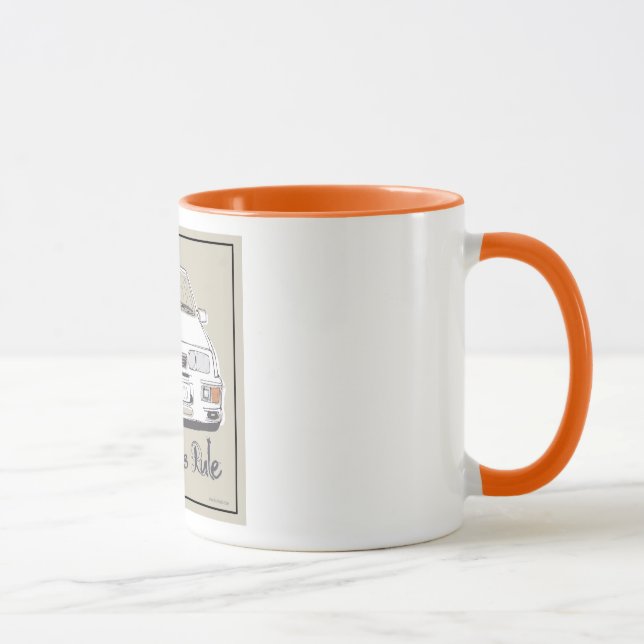 Mug 'Vieilles voitures Rule (Droite)