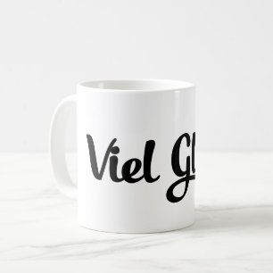 Mug Viel Glück   Bonne chance Langue Allemande
