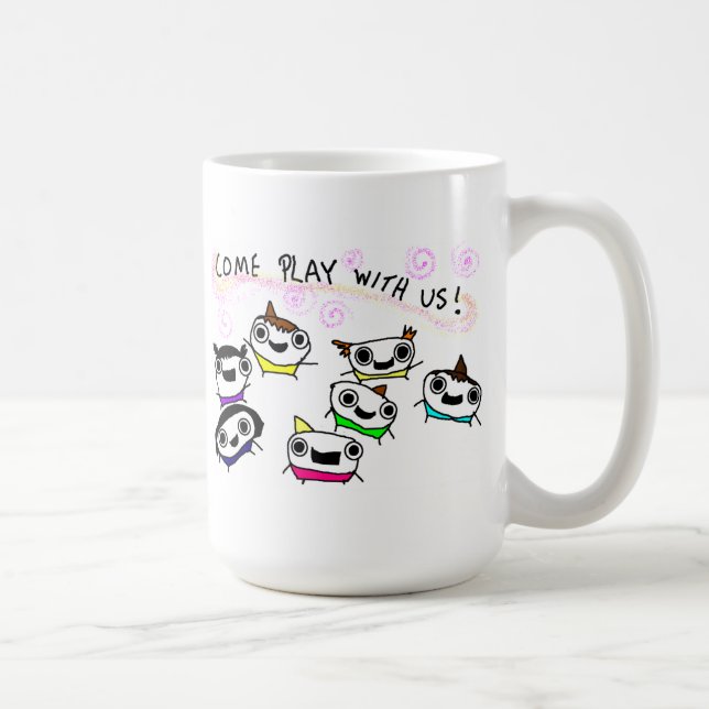 Mug "Viennent le jeu avec nous " (Droite)