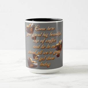 Mug "Viens ici..." Personnalisable 