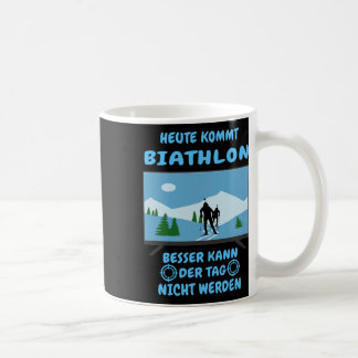 Mug Vient Aujourd'Hui Biathlon Sports D'Hiver Ski Biat