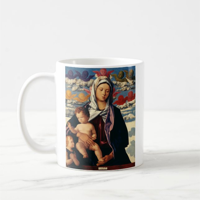 Mug Vierge à l'Enfant de Bellini Haute-Fidélité Beaux- (Gauche)