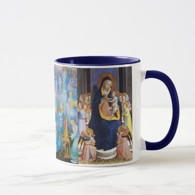 MUG VIERGE AVEC ENFANT - CONCERT D'ANGES (Droite)