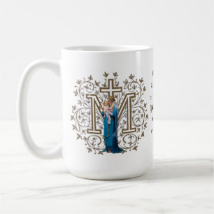Mug Vierge catholique Marie Croix de Jésus Prière reli