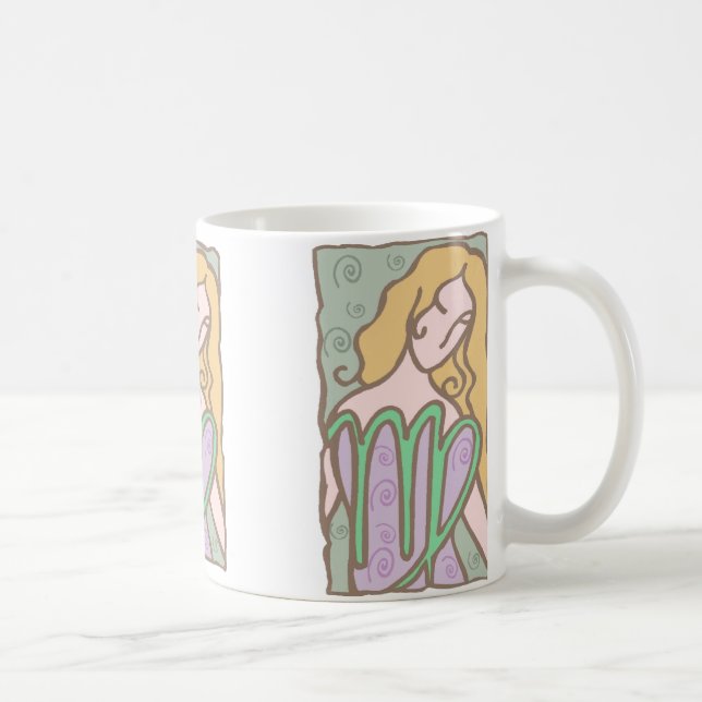 Mug Vierge des années 1920 en lavande (Droite)