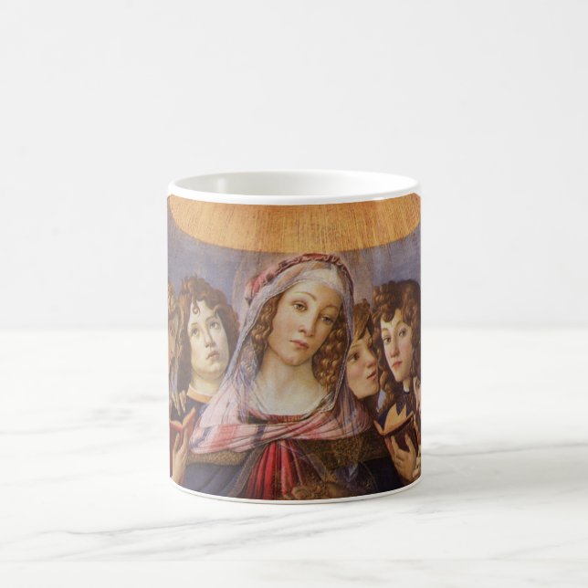 Mug Vierge et enfant aux anges par Sandro Botticelli (Centre)