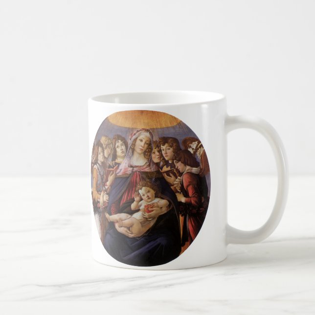 Mug Vierge et enfant aux anges par Sandro Botticelli (Droite)