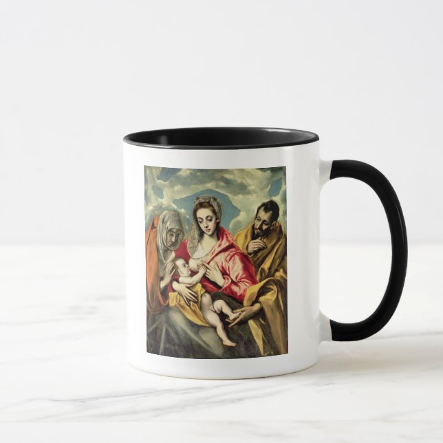 Mug Vierge et enfant avec des solides solubles. Anne (Droite)