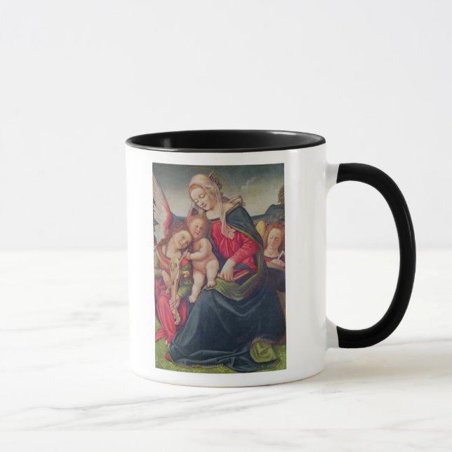 Mug Vierge et enfant et musiciens d'ange (Droite)