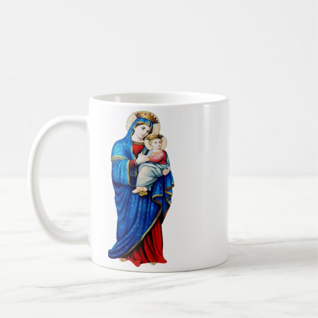 Mug Vierge Marie avec l'enfant Jésus (Gauche)