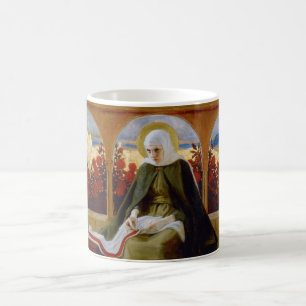 Mug Vierge Marie dans le jardin Rose (Albert Edelfeue)