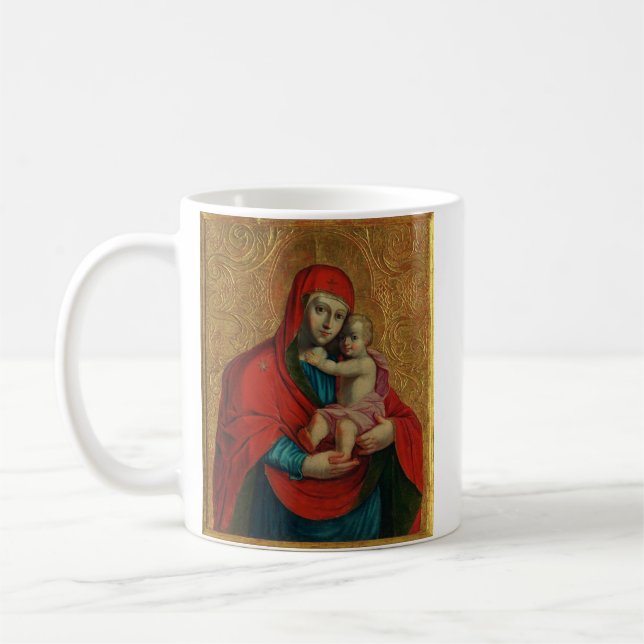 Mug Vierge Marie et Enfant Jésus par Jan Rombauer (Gauche)