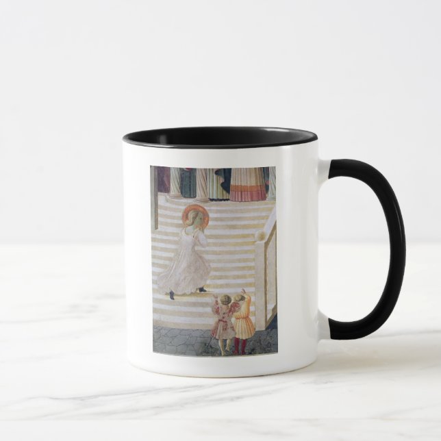 Mug Vierge Marie montant l'escalier (Droite)