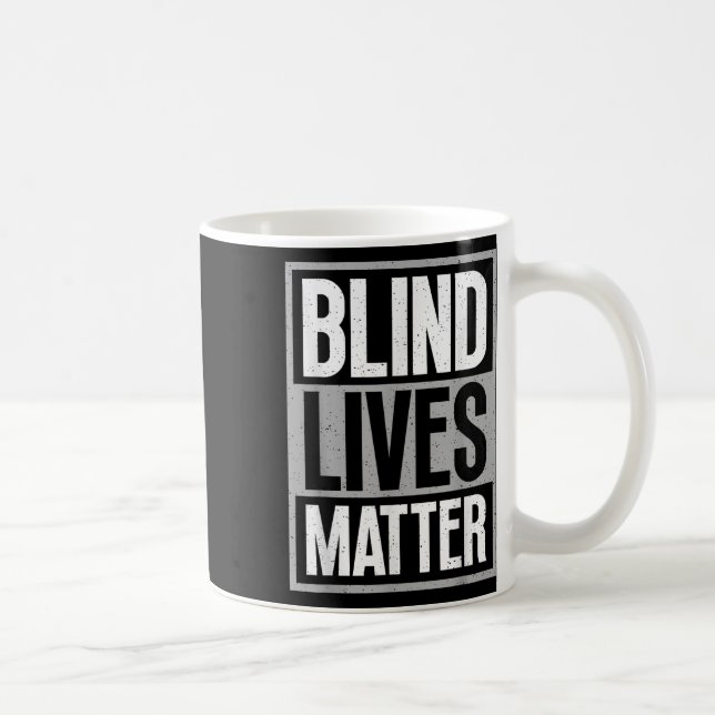 Mug Vies Aveugles - Sensibilisation Aveugle Malheureus (Droite)