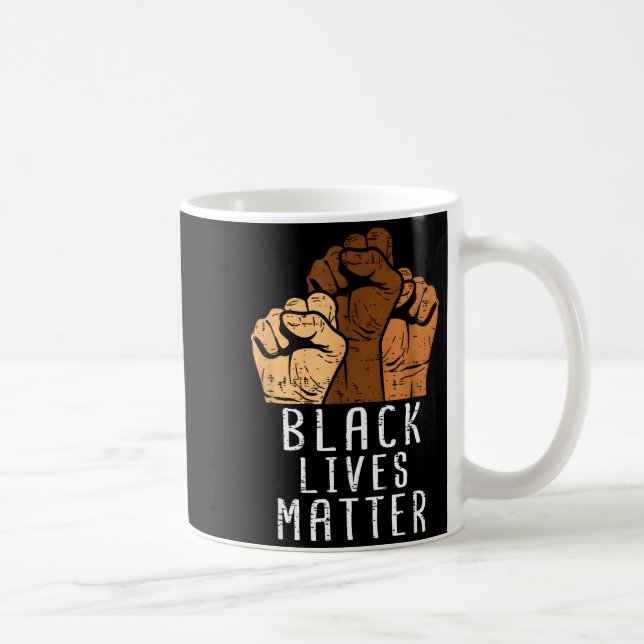 Mug Vies Noires Blm Droits De L'Homme Mois De L'Histoi (Droite)