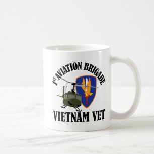 Mug Vietnam Vet - 1ère AVN BDE UH-1