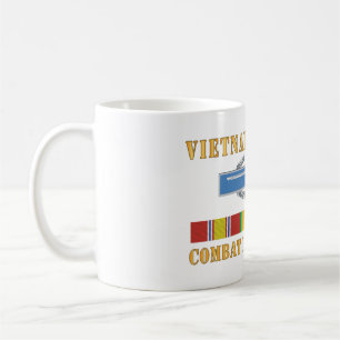 Mug Vietnam Vétérinaire - Cbt Infantryman avec CIB VN 