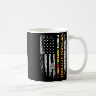 Mug Vietnam Vétérinaire Vintage Drapeau Patriotique