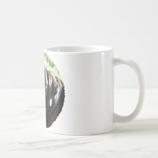 Mug Vieux Black Labrador Photo Cadeaux vous pouvez per (Droite)