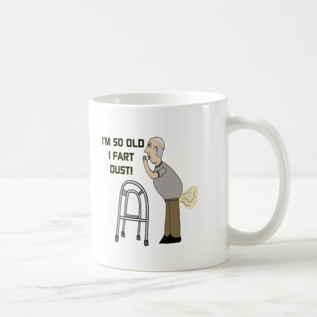 Mug Vieux cadeaux de pet pour la fête des pères (Droite)