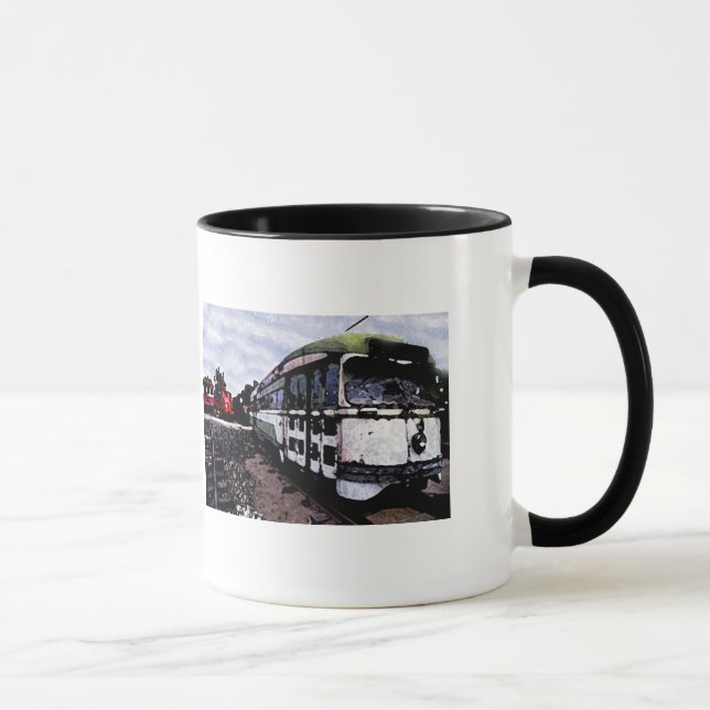 Mug Vieux chariot vert (Droite)