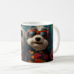 Mug Vieux chien de berger anglais avec la Saint-Valent