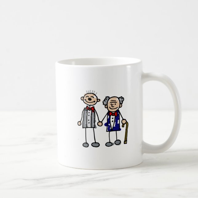 Mug Vieux couples gais (Droite)