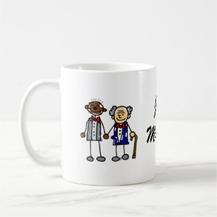 Mug Vieux couples gais interraciaux