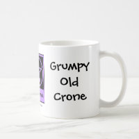 Vieux Crone Grumpy une sorcière Cheeky Coupe/Mug