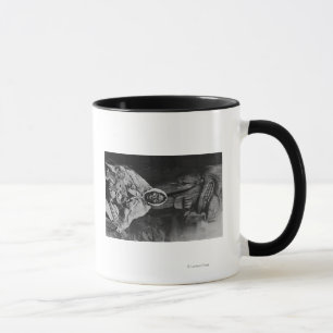 Mug Vieux docteur de sorcière indien en photographie