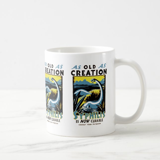 Mug Vieux en tant que syphilis de ~ de création est (Droite)