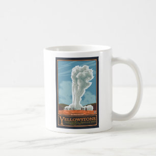 Mug Vieux geyser fidèle - parc national de Yellowstone