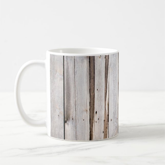 Mug Vieux grunge en bois textureabstract, arrière - pl (Gauche)