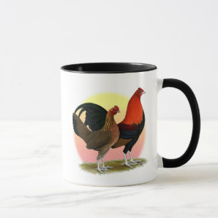 Mug Vieux jeu anglais Bantam :  Rouge BB