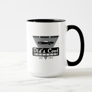 Mug Vieux logo frais de garage/graphique - mustang