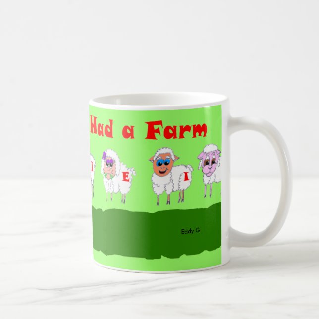 Mug Vieux McDonald a eu une ferme (Droite)