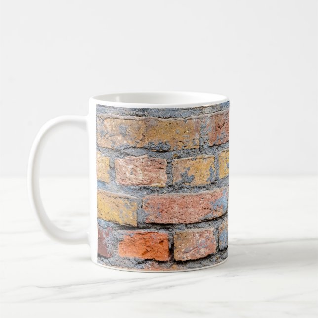 Mug Vieux mur de brique texture arrière-plan architect (Gauche)