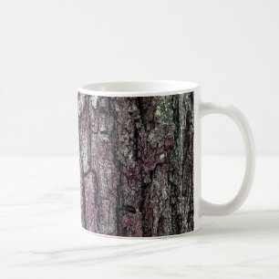 Mug Vieux pourpre d'écorce de pin de nature
