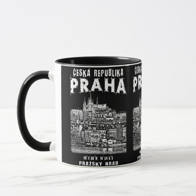 Mug Vieux Prague (Praha). République tchèque. (Gauche)