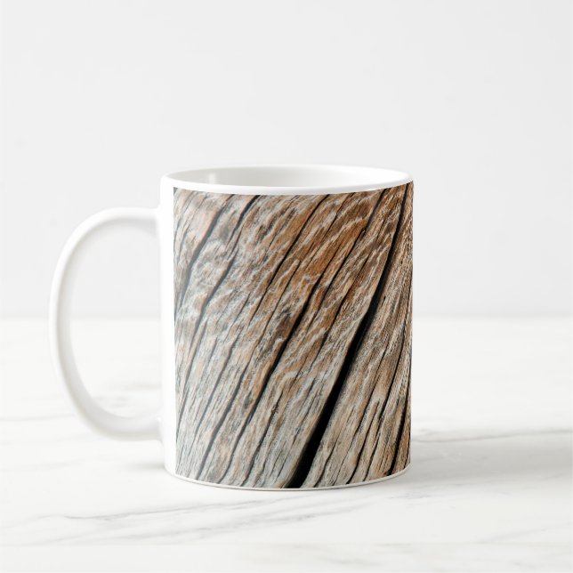 Mug Vieux texturetexture en bois, bois, abstrait, art, (Gauche)