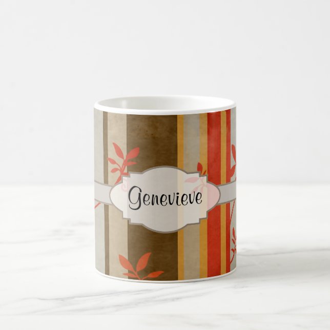 Mug Vignes et rayures d'automne (Centre)